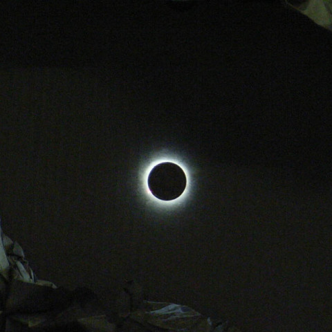 再現！皆既日食