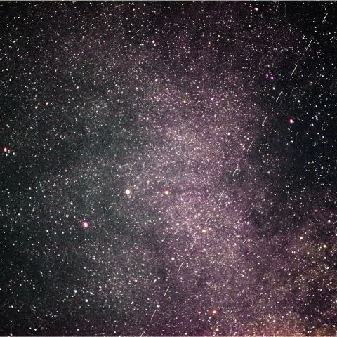 M22～M8銀河+人工衛星