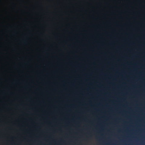 台風の目の中の北斗七星