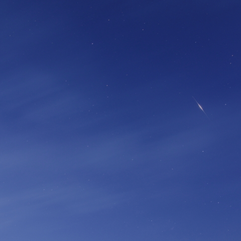 金星とイリジウムフレア