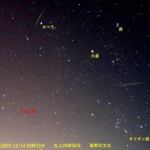 ふたご座流星群