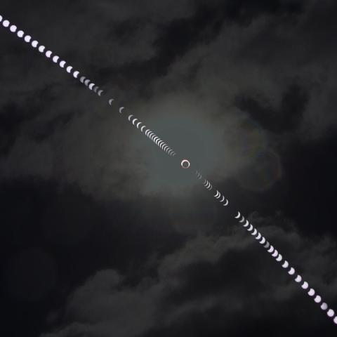 ハオ島皆既日食2