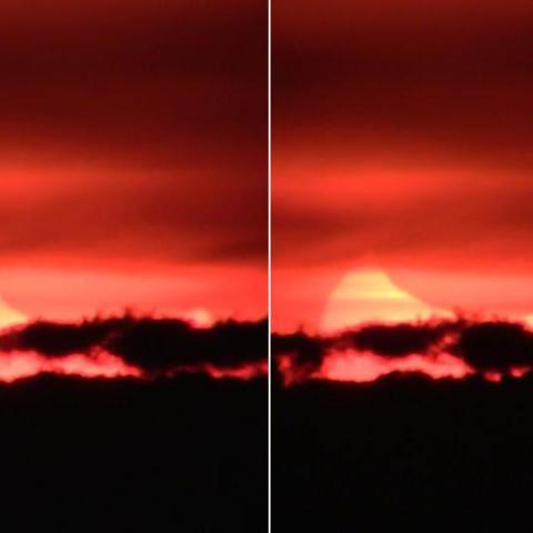 バルセロナ部分日食1