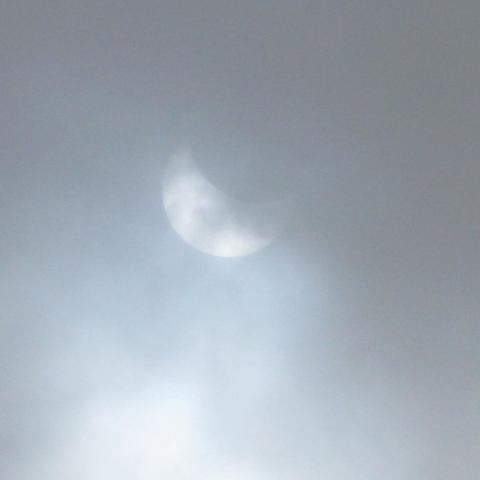 大阪南部の部分日食