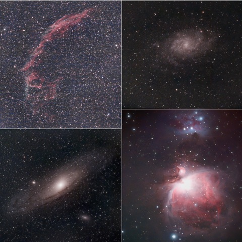 市街地からの星雲星団①