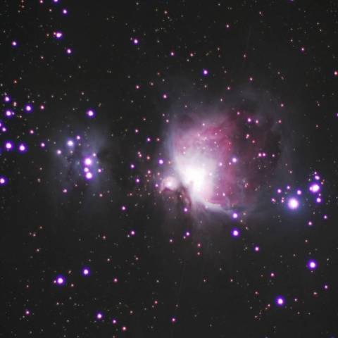 超短焦点アクロマートで撮った M42 オリオン大星雲