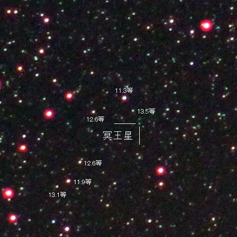 ニューホライズンズ最接近の夜に撮った冥王星