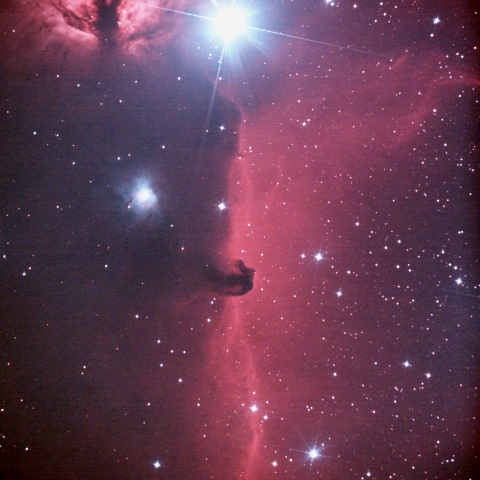 馬頭星雲と燃える木