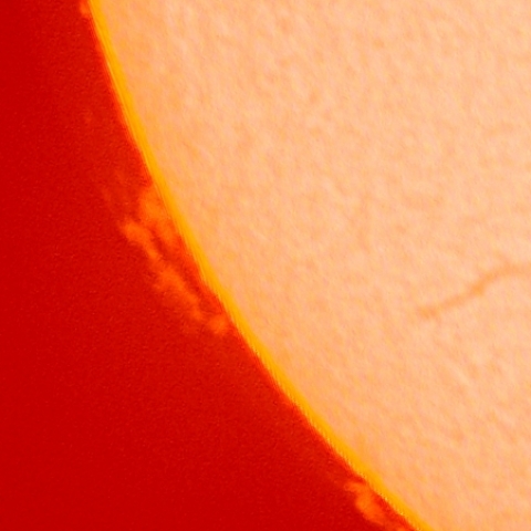 今日のプロミネンス