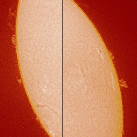 今日のプロミネンス