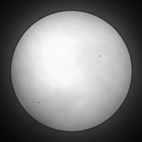 今日の太陽黒点