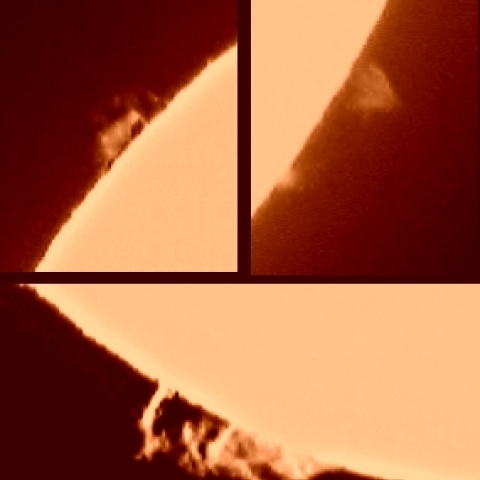 今日のプロミネンス