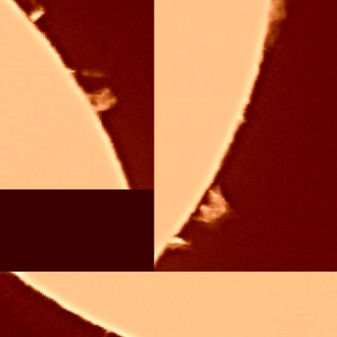 今日のプロミネンス