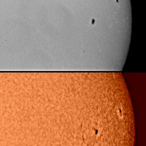黒点周辺（10月5日）