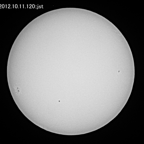 今日の黒点