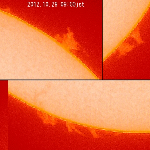 プロミネンス10月29日