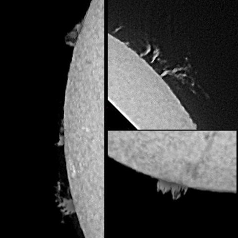 今日のプロミネンス