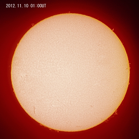 太陽１１月１０日