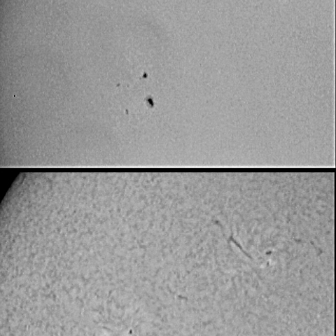 12月2日の黒点周辺
