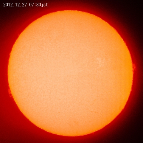 太陽12月27日