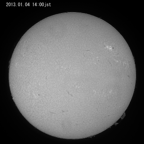 太陽、1月4日（２）