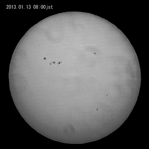 黒点、1月13日