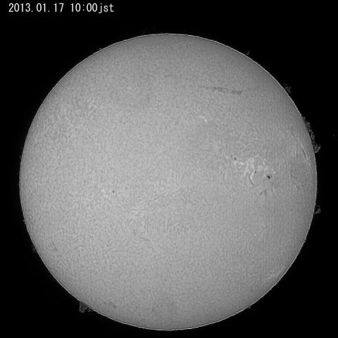 太陽、1月17日（２）