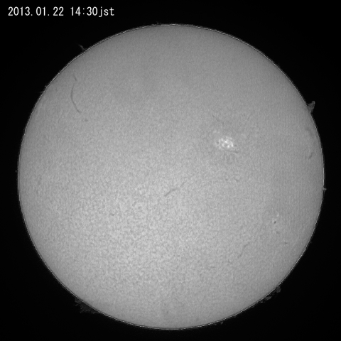 太陽、1月22日（2）