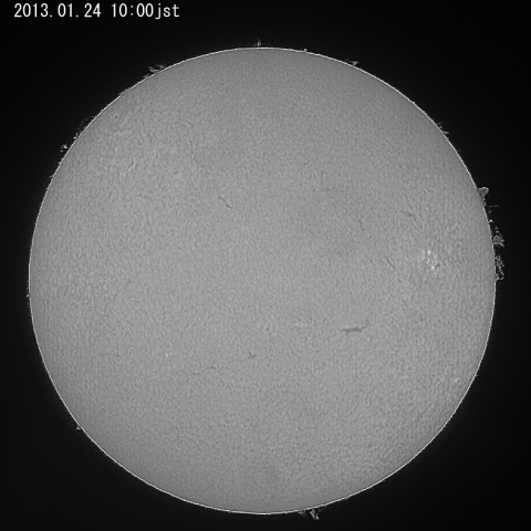 太陽、1月24日（２）