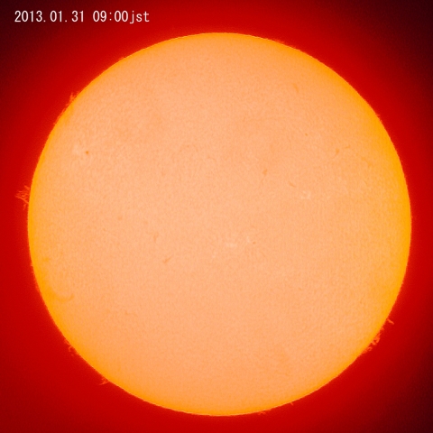 太陽、1月31日（１）