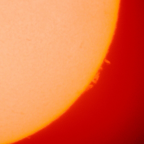 プロミネンス（西端）