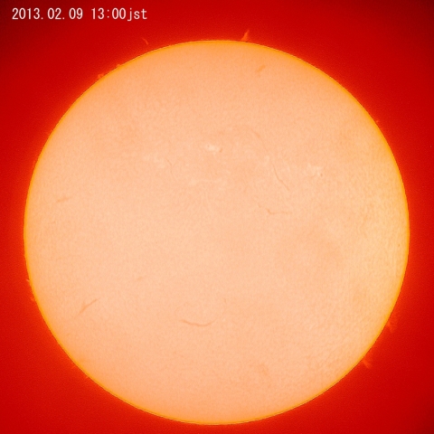 太陽、2月9日（1）