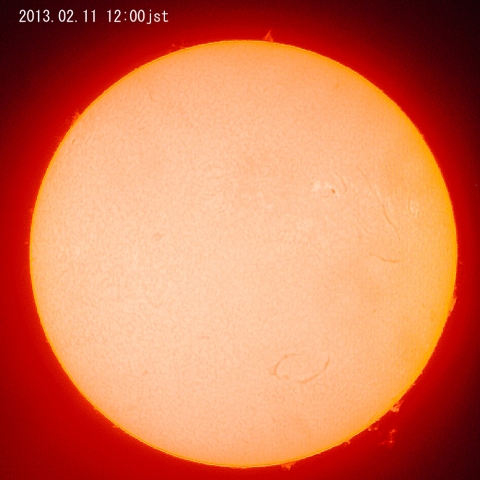 太陽、2月11日（2）