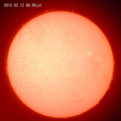 太陽、2月12日（1）