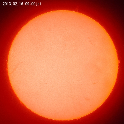 太陽、2月16日（１）