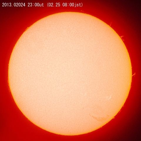 太陽、2月25日（１）