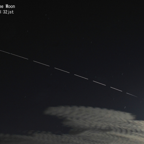 月に向かう国際宇宙ステーション