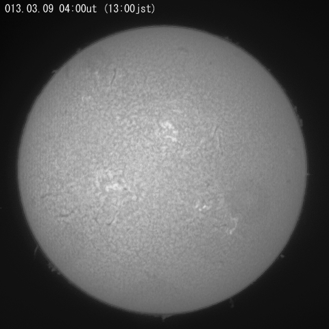 太陽、3月9日（２）