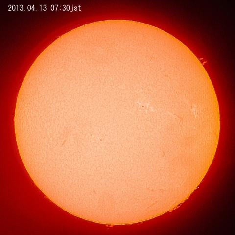 太陽、4月13日