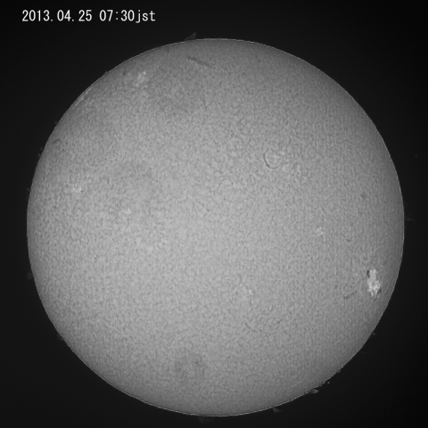 太陽、4月25日(2)