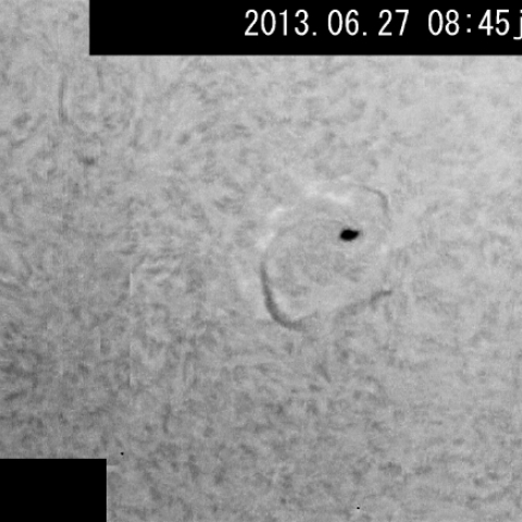 太陽表面（Hα）、6月27日