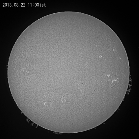 太陽、８月22日（２）