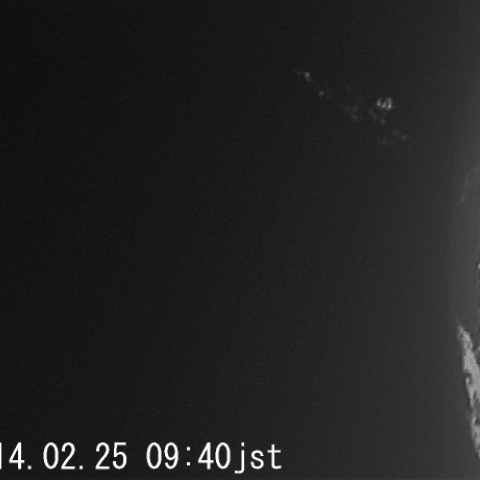 太陽フレアの名残