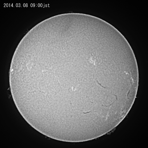 太陽、３月８日（２）