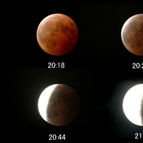 皆既月食（後半）
