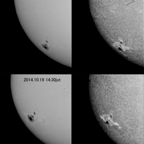 黒点群2192の活動