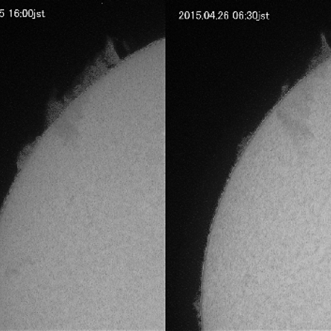 プロミネンスからダークフィラメントへ（３）