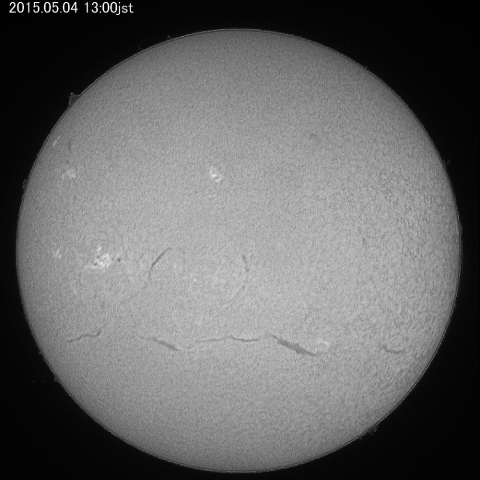 長いダークフィラメント