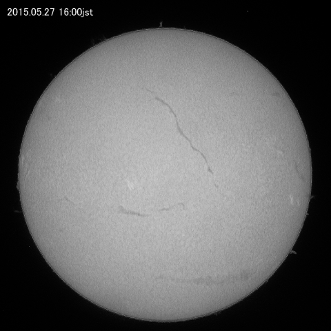 長いダークフィラメント