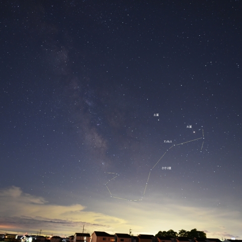 アレス（火星）とアンタレス